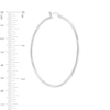 Thumbnail Image 2 of 50mm Hoop Earrings in Sterling Silver