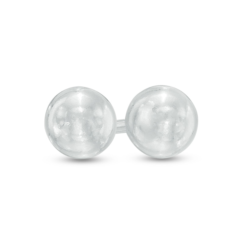 Main Image 1 of 5.0mm Ball Stud Earrings in Sterling Silver