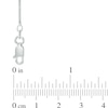 Thumbnail Image 2 of Ladies' 1.1mm Box Chain Necklace in Sterling Silver - 24"