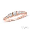 Thumbnail Image 0 of 1/2 CT. T.W. Diamond Past Present Future® Ring in 14K Rose Gold