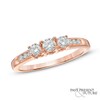 Thumbnail Image 0 of 1/2 CT. T.W. Diamond Past Present Future® Ring in 14K Rose Gold