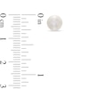 Thumbnail Image 3 of 6.5-7.0mm Freshwater Cultured Pearl and Lab-Created White Sapphire Four-Piece Set in Sterling Silver-Size 7