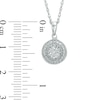 Thumbnail Image 2 of Diamond Accent Beaded Cluster Pendant in Sterling Silver