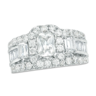 【専用】グリーンヘルム様 US Diamond T 369A 他3台 5/8 CT. T.W. Enhanced Blue and White Diamond Frame Bypass