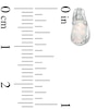 Thumbnail Image 4 of Oval Lab-Created Opal and White Sapphire Pendant, Ring and Stud Earrings Set in Sterling Silver - Size 7