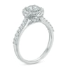 Thumbnail Image 1 of Celebration Lux® 1 CT. T.W. Diamond Frame Engagement Ring in 14K White Gold (I/SI2)
