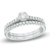 Thumbnail Image 0 of 1/2 CT. T.W. Diamond Bridal Set in 10K White Gold