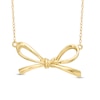 Thumbnail Image 1 of Bow Necklace in 10K Gold
