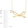 Thumbnail Image 2 of Bow Necklace in 10K Gold
