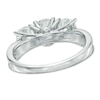Thumbnail Image 2 of 2 CT. T.W. Certified Diamond Past Present Future® Ring in 14K White Gold (I/I2)