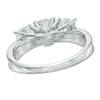 Thumbnail Image 2 of 1-1/2 CT. T.W. Diamond Past Present Future® Ring in 14K White Gold (I/I2)