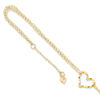 Heart Double Strand Adjustable Anklet In 14K Gold - 10