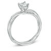 Thumbnail Image 2 of Celebration Ideal 3/8 CT. Princess-Cut Certified Diamond Solitaire Engagement Ring in 14K White Gold (I/I1)