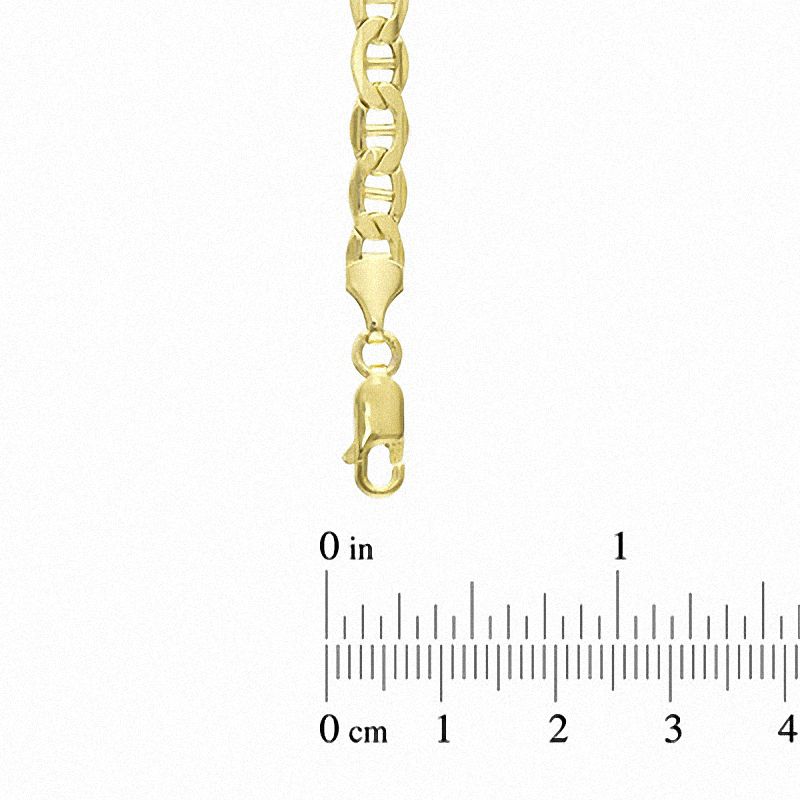 Men's Mariner Bar Bracelet in 10K Gold - 8.5"