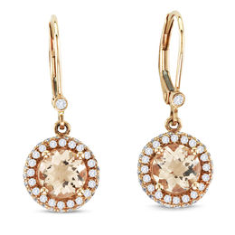Clearance Earrings Zales Outlet T W Diamond Frame Drop Earrings In 14k