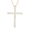 Thumbnail Image 1 of 1/3 CT. T.W. Diamond Cross Pendant in 14K Gold