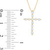 Thumbnail Image 2 of 1/3 CT. T.W. Diamond Cross Pendant in 14K Gold