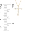 Thumbnail Image 1 of 1/6 CT. T.W. Diamond Cross Pendant in 10K Gold