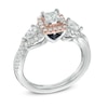 Thumbnail Image 1 of Vera Wang Love Collection 1 CT. T.W. Diamond Three Stone Engagement Ring in 14K Two-Tone Gold