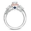 Thumbnail Image 2 of Vera Wang Love Collection 1 CT. T.W. Diamond Three Stone Engagement Ring in 14K Two-Tone Gold