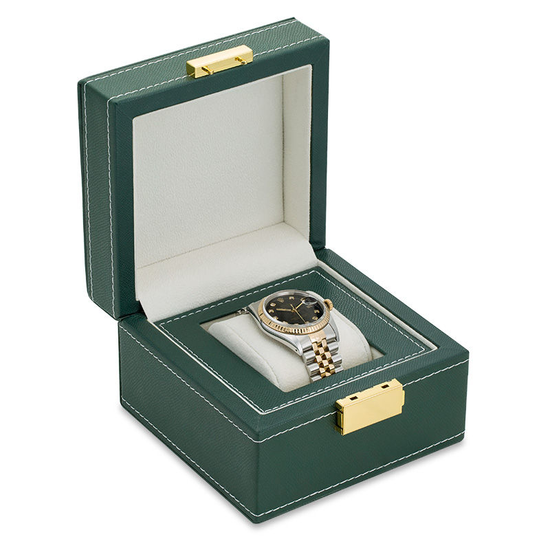 Main Image 3 of Previously Owned - Men's Rolex Datejust 1/10 CT. T.W. Diamond Two-Tone 18K Gold Watch with Black Dial (Model: 16233)
