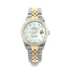 Thumbnail Image 0 of Previously Owned - Men's Rolex Datejust 1 CT. T.W. Diamond Two-Tone 18K Gold Watch with Mother-of-Pearl Dial (Model: 16233)
