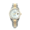 Thumbnail Image 1 of Previously Owned - Men's Rolex Datejust 1 CT. T.W. Diamond Two-Tone 18K Gold Watch with Mother-of-Pearl Dial (Model: 16233)