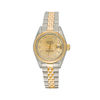 Thumbnail Image 1 of Previously Owned - Ladies' Rolex Datejust 1/10 CT. T.W. Diamond Two-Tone 18K Gold Watch with Champagne Dial