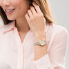 Thumbnail Image 4 of Previously Owned - Ladies' Rolex Datejust 1/10 CT. T.W. Diamond Two-Tone 18K Gold Watch with Champagne Dial