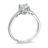 Thumbnail Image 1 of 1/2 CT. T.W. Certified Canadian Princess-Cut Diamond Frame Engagement Ring in 14K White Gold (I/I1)