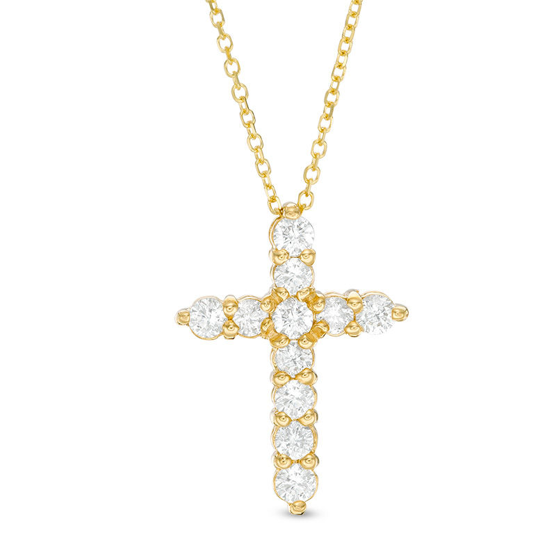 9ct Rose Gold Cross Pendant | Prouds