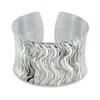 Thumbnail Image 1 of 40mm Wavy Cuff in Sterling Silver with Black Rhodium