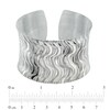 Thumbnail Image 2 of 40mm Wavy Cuff in Sterling Silver with Black Rhodium