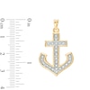 Thumbnail Image 1 of Men's 1/5 CT. T.W. Diamond Anchor Charm in 10K Gold
