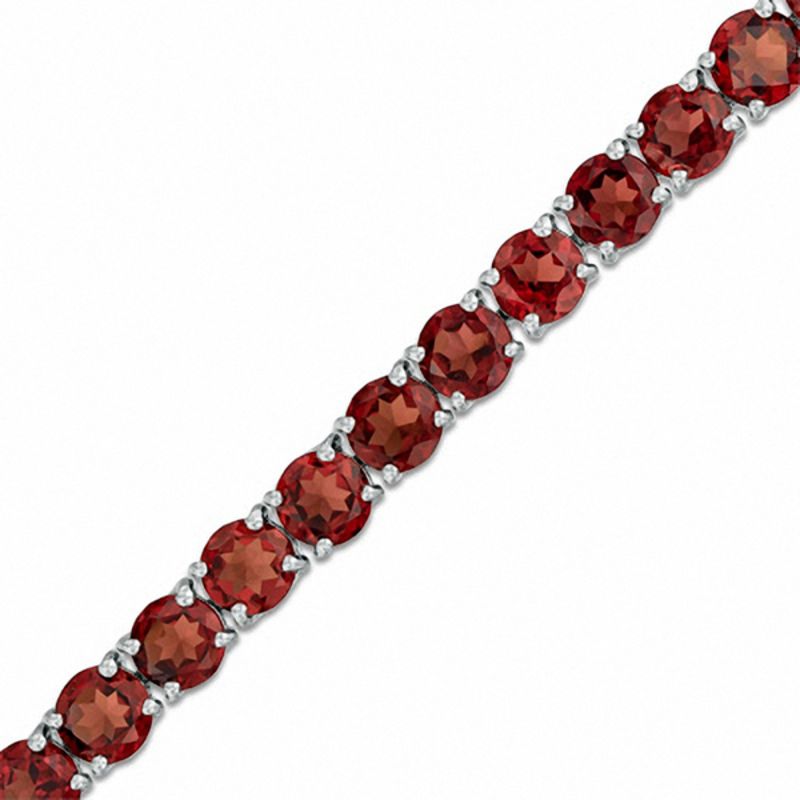 8mm Gemstone Bead Bracelet - Garnet – Elevated Calm