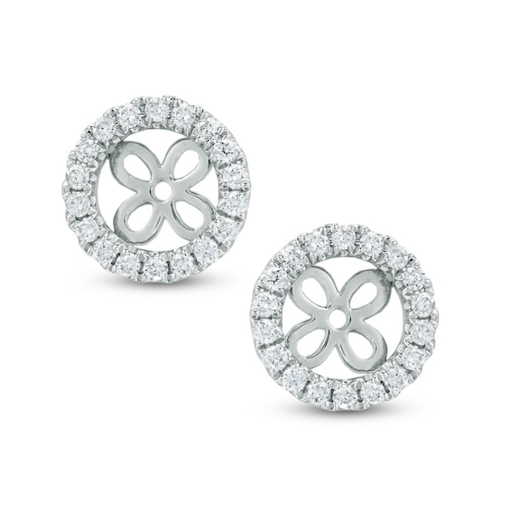 1/3 CT. T.W. Diamond Frame Earring Jackets in 14K White Gold 1/3 CT. T.W. Diamond Frame Earring Jackets in 14K White Gold