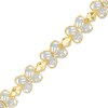 Thumbnail Image 1 of Butterfly Link Bracelet in 10K Gold