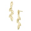 Thumbnail Image 0 of Diamond-Cut Leaves Drop Earrings in 10K Gold