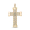 Thumbnail Image 1 of Large Cross Necklace Charm in 10K Gold