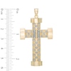Thumbnail Image 2 of Large Cross Necklace Charm in 10K Gold