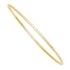 Thumbnail Image 2 of Diamond-Cut Slip-On Bangle in 14K Gold - 8.0"