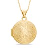 Thumbnail Image 1 of Vintage-Style Round Locket in 10K Gold