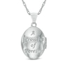 Thumbnail Image 3 of Diamond Accent "A Promise of Forever" Oval Locket in 10K White Gold