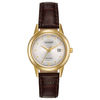 Thumbnail Image 0 of Ladies' Citizen Eco-Drive® Corso Gold-Tone Strap Watch with Silver-Tone Dial (Model: FE1082-05A)