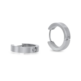 Huggie Hoop Earrings in Stainless Steel