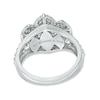 Thumbnail Image 3 of 1-1/2 CT. T.W. Marquise Diamond Frame Past Present Future® Ring in 14K White Gold