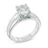 Thumbnail Image 2 of 1-1/2 CT. Certified Diamond Solitaire Engagement Ring in 14K White Gold (J/I2)