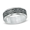 Thumbnail Image 0 of Men's 7.0mm Braid Comfort Fit Stainless Steel Ring - Size 10