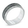 Thumbnail Image 1 of Men's 7.0mm Braid Comfort Fit Stainless Steel Ring - Size 10