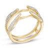 Thumbnail Image 2 of 1/4 CT. T.W. Diamond Double Row Solitaire Enhancer in 14K Gold